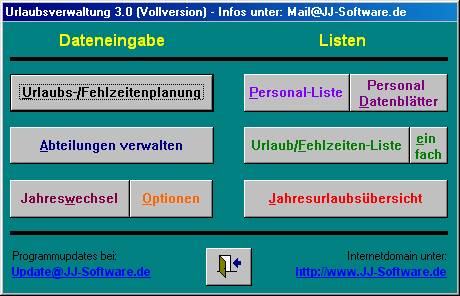 Startbild von Urlaubsverwaltung
